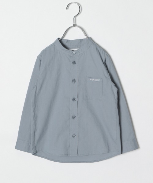 GLOBAL WORK（グローバルワーク）の「【キッズ】バンドカラー刺繍シャツ/888349（シャツ/ブラウス・キッズ・ホワイト/ライトブルー・110cm/100cm/120cm/130cm/140cm）」の11枚目の写真