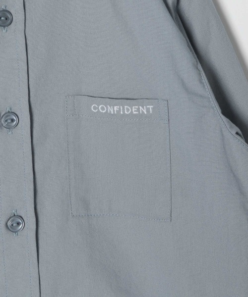 GLOBAL WORK（グローバルワーク）の「【キッズ】バンドカラー刺繍シャツ/888349（シャツ/ブラウス・キッズ・ホワイト/ライトブルー・110cm/100cm/120cm/130cm/140cm）」の10枚目の写真