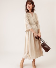 natural couture | ピンタックカフタンワンピース(ワンピース)