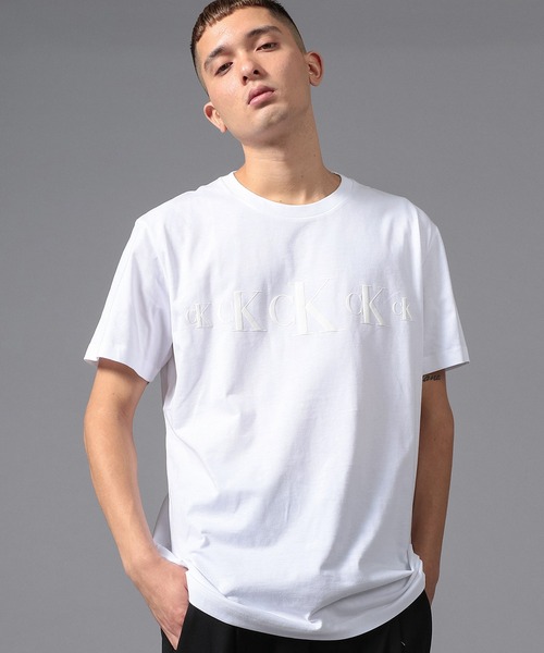 セール シルエット ロゴ クルーネック Tシャツ Tシャツ カットソー Calvin Klein カルバン クライン のファッション通販 Zozotown