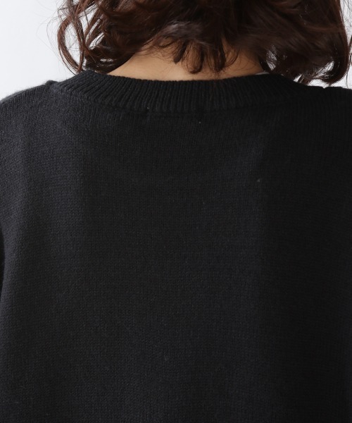 LOWRYS FARM(ローリーズファーム)の「ケーブルレイヤープルオーバーLS 895477(ニット/セーター・レディース・ブラック/ベージュ/グリーン・FREE)」の12枚目の写真