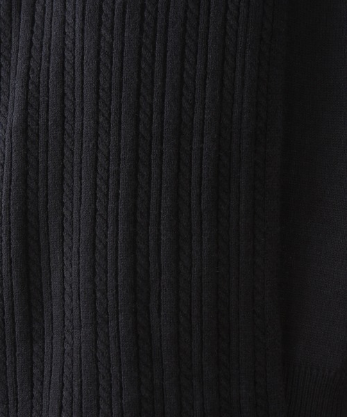 LOWRYS FARM(ローリーズファーム)の「ケーブルレイヤープルオーバーLS 895477(ニット/セーター・レディース・ブラック/ベージュ/グリーン・FREE)」の11枚目の写真