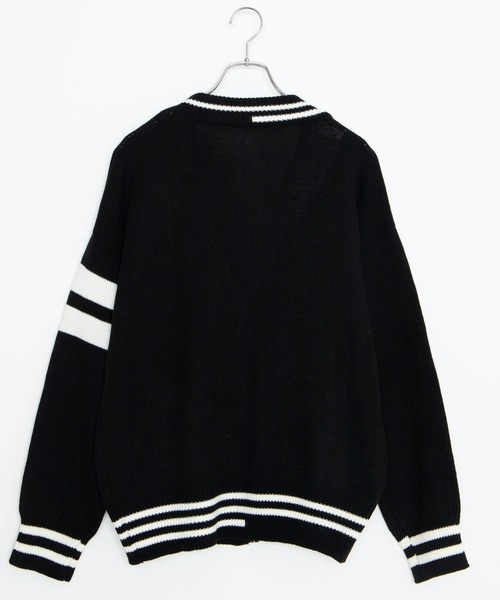 DING（ディング）の「DING/スクールニットカーディガン（カーディガン/ボレロ・レディース・グリーン/ブラック/オフホワイト・FREE）」の17枚目の写真