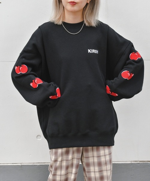 KIRSH（キルシー）の「【ZOZO限定】CHERRY SLEEVE SWEATSHIRT