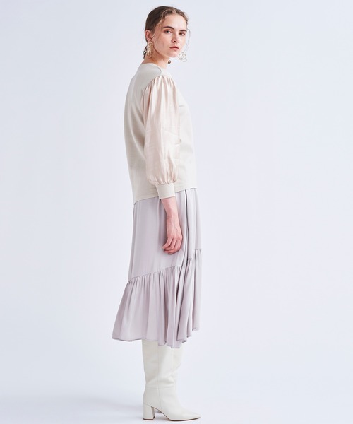 新品38 ランバンLANVIN ハーフジップシャツ&HEAT NAVNスカート❣️ LANVIN COLLECTION | ランバン コレクション公式（レディース）