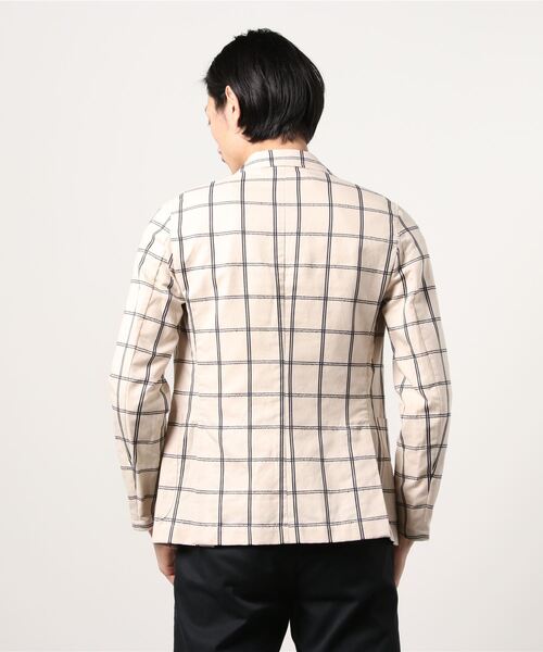 GIANNETTO（ジャンネット）の「giannetto/ウィンドペーン２Ｂジャケット（テーラードジャケット・メンズ・ベージュ・44）」の3枚目の写真