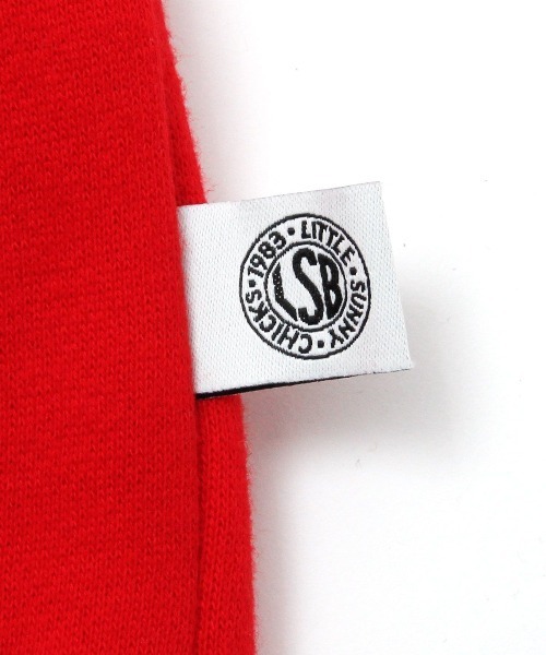 Little sunny bite(リトルサニーバイト)の「LittleSunnyBite/リトルサニーバイト/who cares stitch sweat top(スウェット・レディース・ホワイト/ブラック/パープル/レッド/イエロー・FREE)」の10枚目の写真