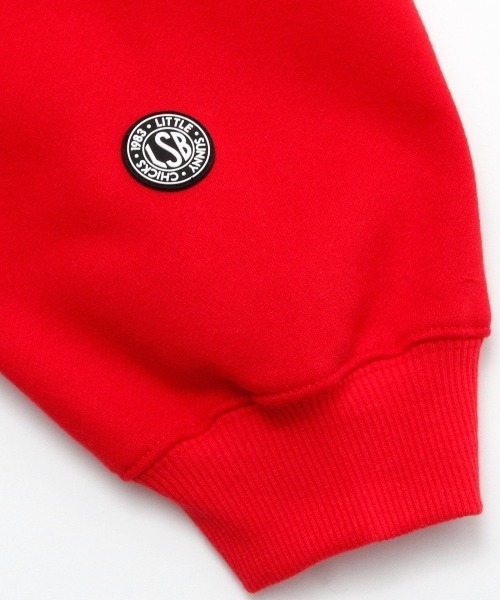 Little sunny bite(リトルサニーバイト)の「LittleSunnyBite/リトルサニーバイト/who cares stitch sweat top(スウェット・レディース・ホワイト/ブラック/パープル/レッド/イエロー・FREE)」の11枚目の写真