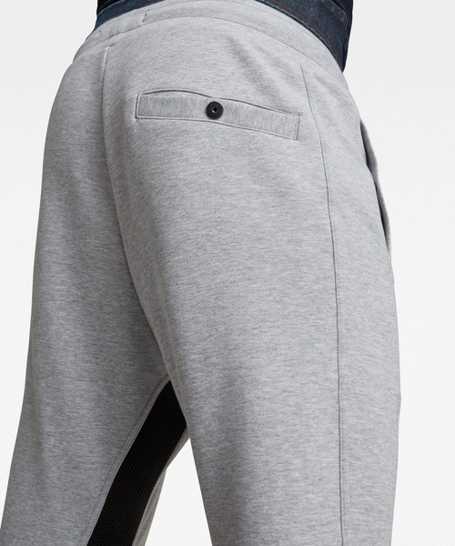G-STAR（ジースター）の「Moto Mixed Mesh Sweatpants（スウェットパンツ・メンズ・ダークブラック/ヘザーグレー・MEDIUM/SMALL/X-SMALL/LARGE/X-LARGE）」の15枚目の写真