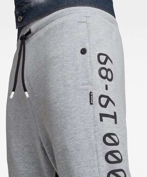 G-STAR（ジースター）の「Moto Mixed Mesh Sweatpants（スウェットパンツ・メンズ・ダークブラック/ヘザーグレー・MEDIUM/SMALL/X-SMALL/LARGE/X-LARGE）」の16枚目の写真