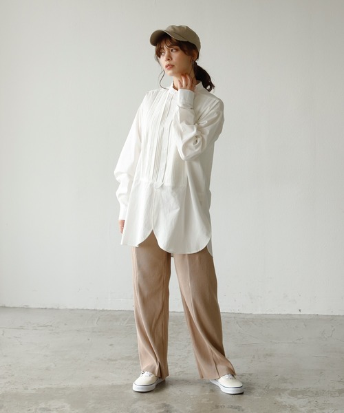 Auntie Rosa Holiday（アンティローザホリデー）の「スムースミニプリーツパンツ（その他パンツ・レディース・ブラック/カーキ/ブルー/モカ/ナチュラル・SMALL/MEDIUM）」の19枚目の写真