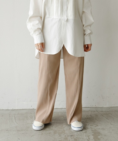 Auntie Rosa Holiday（アンティローザホリデー）の「スムースミニプリーツパンツ（その他パンツ・レディース・ブラック/カーキ/ブルー/モカ/ナチュラル・SMALL/MEDIUM）」の15枚目の写真