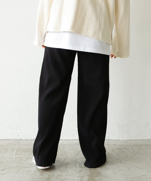 Auntie Rosa Holiday（アンティローザホリデー）の「スムースミニプリーツパンツ（その他パンツ・レディース・ブラック/カーキ/ブルー/モカ/ナチュラル・SMALL/MEDIUM）」の8枚目の写真