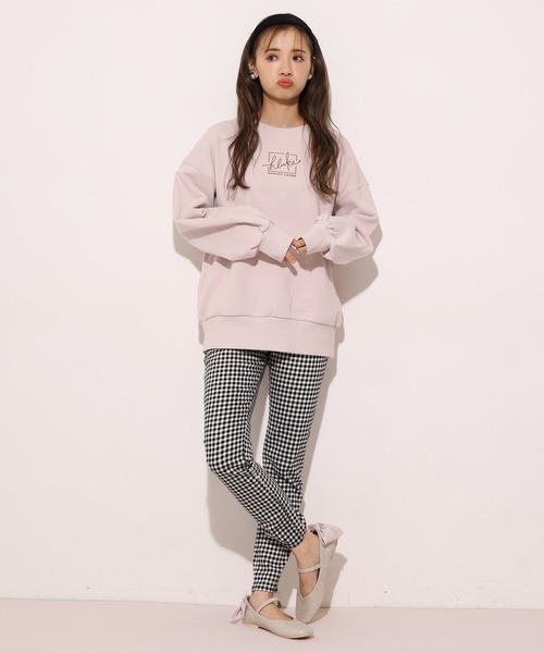 one after another NICE CLAUP（ワンアフターアナザーナイスクラップ）の「アソートプリントスウェット（Tシャツ/カットソー・レディース・グレー/オフホワイト/サックスブルー/ピンク/ホワイト系その他/ライトピンク/ホワイト系その他2・FREE）」の17枚目の写真