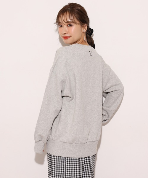 one after another NICE CLAUP（ワンアフターアナザーナイスクラップ）の「アソートプリントスウェット（Tシャツ/カットソー・レディース・グレー/オフホワイト/サックスブルー/ピンク/ホワイト系その他/ライトピンク/ホワイト系その他2・FREE）」の22枚目の写真