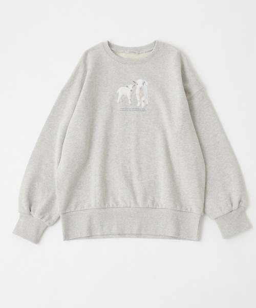 one after another NICE CLAUP（ワンアフターアナザーナイスクラップ）の「アソートプリントスウェット（Tシャツ/カットソー・レディース・グレー/オフホワイト/サックスブルー/ピンク/ホワイト系その他/ライトピンク/ホワイト系その他2・FREE）」の21枚目の写真