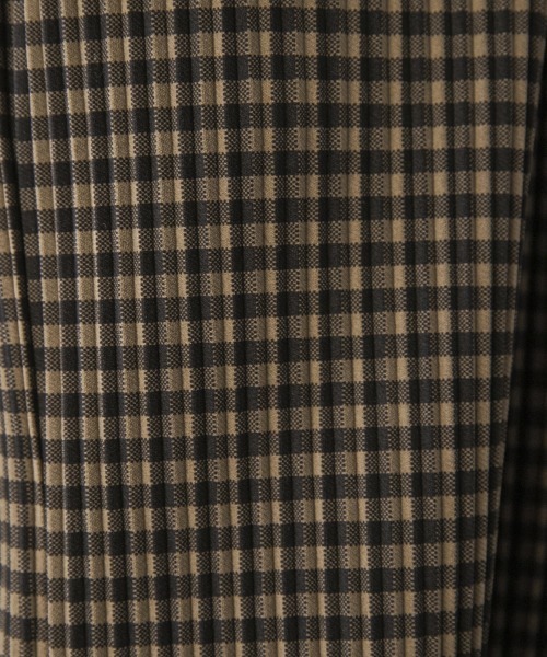 LOWRYS FARM（ローリーズファーム）の「ｓｅｌｆｃｕｔチェックプリーツパンツ　929085（その他パンツ・レディース・ベージュ/ダークブラウン・FREE）」の13枚目の写真