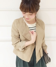 Chico | スエードライダースブルゾン(ライダースジャケット)