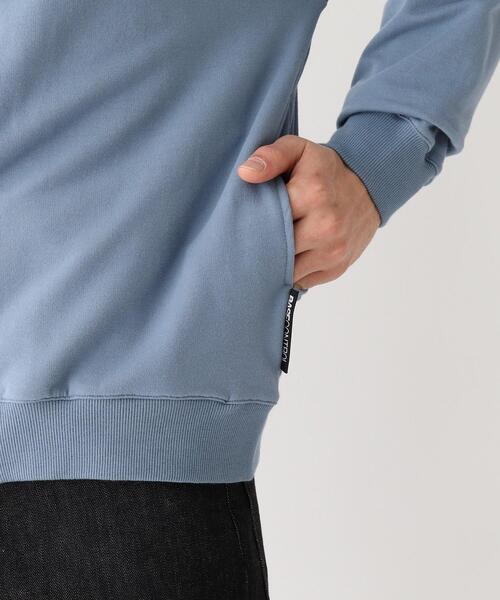 BASECONTROL（ベースコントロール）の「◆使える抗菌防臭ストレッチ裏毛 2段ロゴスタジャン風ブルゾン（ブルゾン・メンズ・ブラック/ライトブルー/グレー・03/02/04）」の9枚目の写真