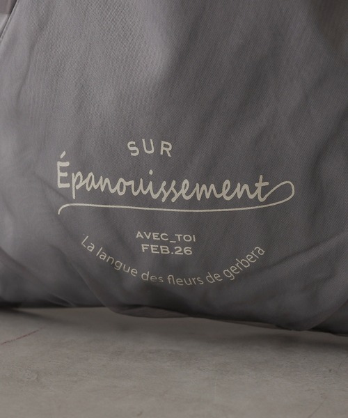 PUAL CE CIN（ピュアルセシン）の「チュールBAG／バッグ（トートバッグ・レディース・ホワイト/ブラック/グレー・ONE SIZE）」の6枚目の写真