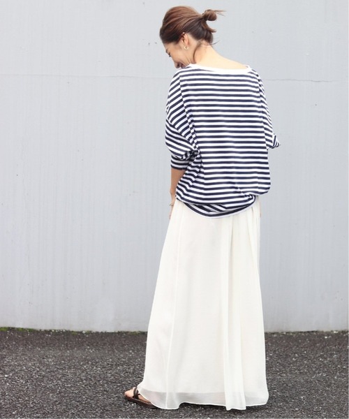 Plage - plage プラージュ feminine ボーダー7分丈カットソー plage（プラージュ）の「【R'IAM】FEMININE ボーダー Tシャツ7