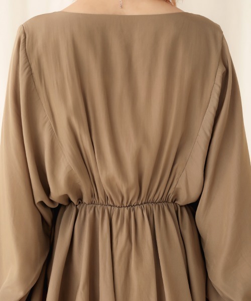 Bab(バブ)の「【WEB限定】ドルマンフレアトップス(シャツ/ブラウス・レディース・オフホワイト/ホワイト系その他/モカ/ブラック・38)」の20枚目の写真