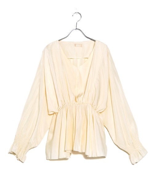 Bab(バブ)の「【WEB限定】ドルマンフレアトップス(シャツ/ブラウス・レディース・オフホワイト/ホワイト系その他/モカ/ブラック・38)」の12枚目の写真