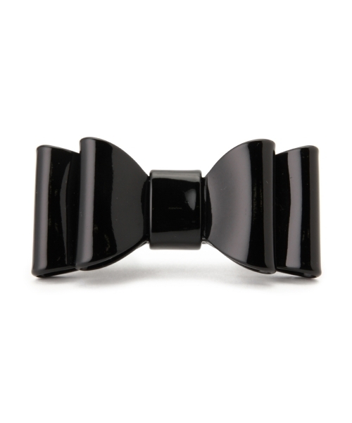 Ray BEAMS（レイビームス）の「LOTUS PINK / BIG リボン リング（リング・レディース・ブラック・ONE SIZE）」の6枚目の写真