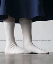 ALCEDO （アルセド）の「ALCEDO:花柄・月柄 ソックス（ソックス/靴下）」