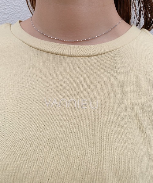 VANNIE U(ヴァニーユー)の「2WAYロゴTシャツ(Tシャツ/カットソー・レディース・ホワイト/ブラック/イエロー/ライトグリーン・FREE)」の21枚目の写真