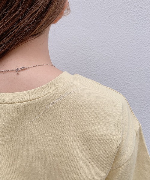 VANNIE U(ヴァニーユー)の「2WAYロゴTシャツ(Tシャツ/カットソー・レディース・ホワイト/ブラック/イエロー/ライトグリーン・FREE)」の15枚目の写真