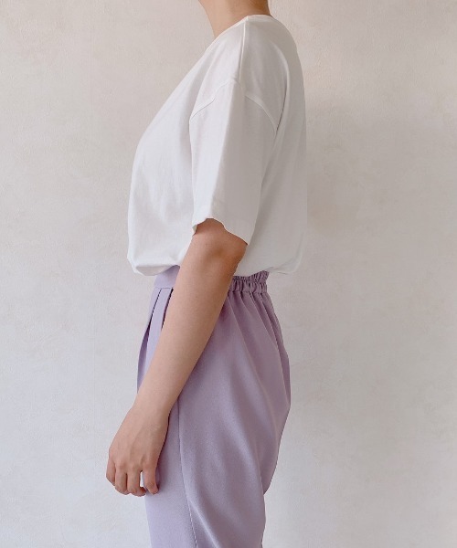 VANNIE U(ヴァニーユー)の「2WAYロゴTシャツ(Tシャツ/カットソー・レディース・ホワイト/ブラック/イエロー/ライトグリーン・FREE)」の12枚目の写真