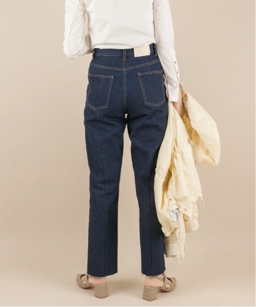 RANDA（ランダ）の「センタースリットデザインパンツ（デニムパンツ・レディース・インディゴブルー/アイボリー/ブラック・0/1）」の17枚目の写真