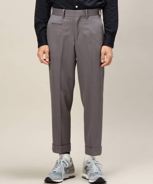 BEAUTY&YOUTH UNITED ARROWS（ビューティーアンドユースユナイテッドアローズ）の「＜TUBE＞ 14 H/BONE PANTS/パンツ ◆（スラックス・メンズ・グレー・MEDIUM/SMALL/LARGE）」の3枚目の写真