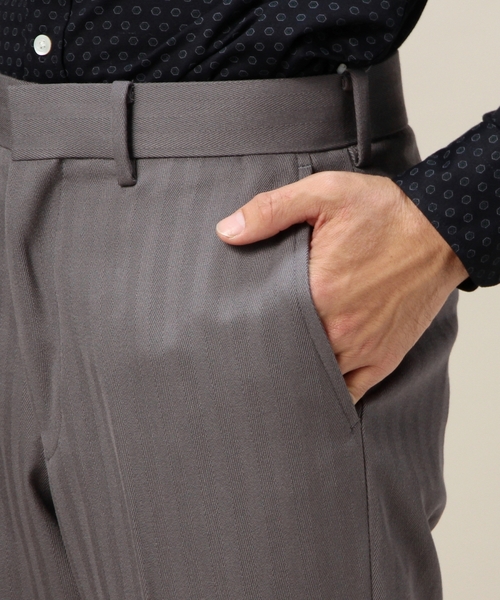 BEAUTY&YOUTH UNITED ARROWS（ビューティーアンドユースユナイテッドアローズ）の「＜TUBE＞ 14 H/BONE PANTS/パンツ ◆（スラックス・メンズ・グレー・MEDIUM/SMALL/LARGE）」の7枚目の写真