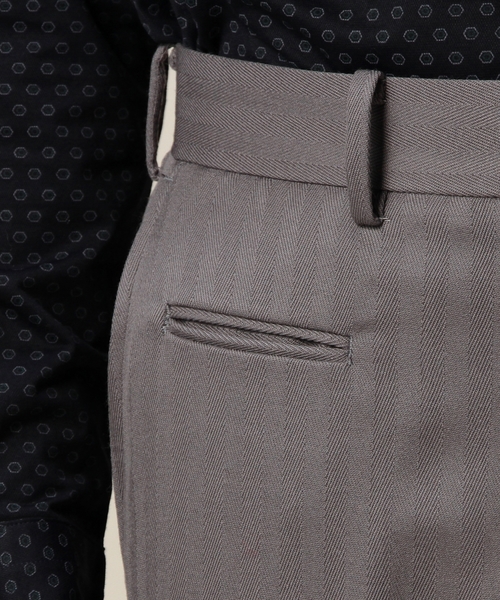 BEAUTY&YOUTH UNITED ARROWS（ビューティーアンドユースユナイテッドアローズ）の「＜TUBE＞ 14 H/BONE PANTS/パンツ ◆（スラックス・メンズ・グレー・MEDIUM/SMALL/LARGE）」の8枚目の写真