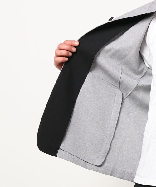 HIDEAWAYS NICOLE（ハイダウェイニコル）の「七分袖スタンドカラーカバーオール（カバーオール・メンズ・チャコールグレー/ベージュ/ライトグレー・LARGE/MEDIUM/X-LARGE）」の18枚目の写真