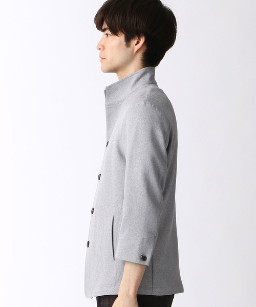 HIDEAWAYS NICOLE（ハイダウェイニコル）の「七分袖スタンドカラーカバーオール（カバーオール・メンズ・チャコールグレー/ベージュ/ライトグレー・LARGE/MEDIUM/X-LARGE）」の16枚目の写真