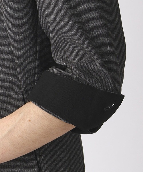 HIDEAWAYS NICOLE（ハイダウェイニコル）の「七分袖スタンドカラーカバーオール（カバーオール・メンズ・チャコールグレー/ベージュ/ライトグレー・LARGE/MEDIUM/X-LARGE）」の9枚目の写真