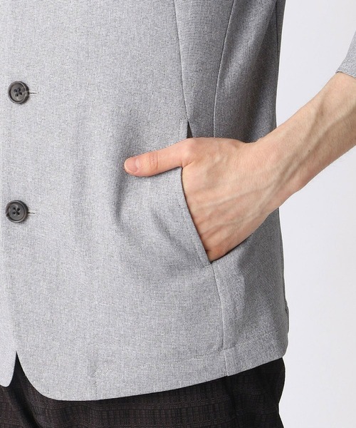 HIDEAWAYS NICOLE（ハイダウェイニコル）の「七分袖スタンドカラーカバーオール（カバーオール・メンズ・チャコールグレー/ベージュ/ライトグレー・LARGE/MEDIUM/X-LARGE）」の20枚目の写真