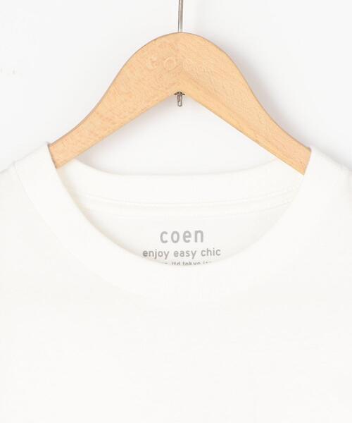 coen（コーエン）の「レタードプリントTシャツ（Tシャツ/カットソー・メンズ・ホワイト/ブラック・SMALL/MEDIUM/LARGE/X-LARGE）」の12枚目の写真