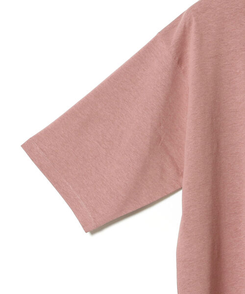 BEAMS(ビームス)の「BEAMS / コットンヘンプ シルケット Tシャツ(Tシャツ/カットソー・メンズ・ダークグリーン/レッド系その他2・SMALL/MEDIUM/LARGE/X-LARGE)」の5枚目の写真