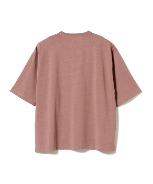 BEAMS(ビームス)の「BEAMS / コットンヘンプ シルケット Tシャツ(Tシャツ/カットソー・メンズ・ダークグリーン/レッド系その他2・SMALL/MEDIUM/LARGE/X-LARGE)」の7枚目の写真