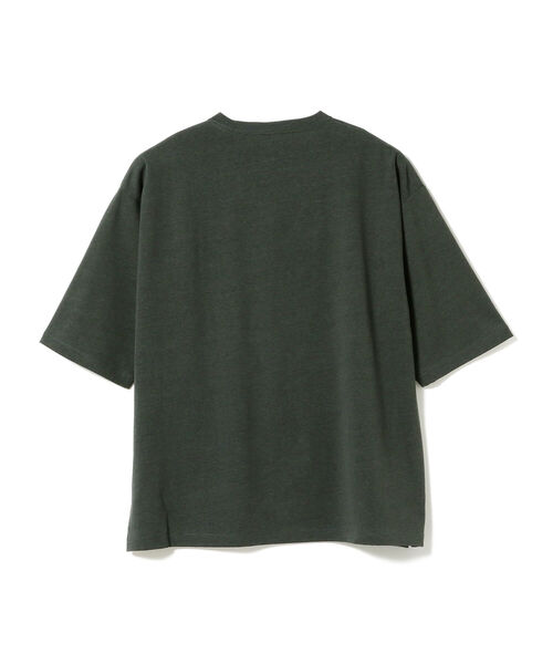 BEAMS(ビームス)の「BEAMS / コットンヘンプ シルケット Tシャツ(Tシャツ/カットソー・メンズ・ダークグリーン/レッド系その他2・SMALL/MEDIUM/LARGE/X-LARGE)」の9枚目の写真