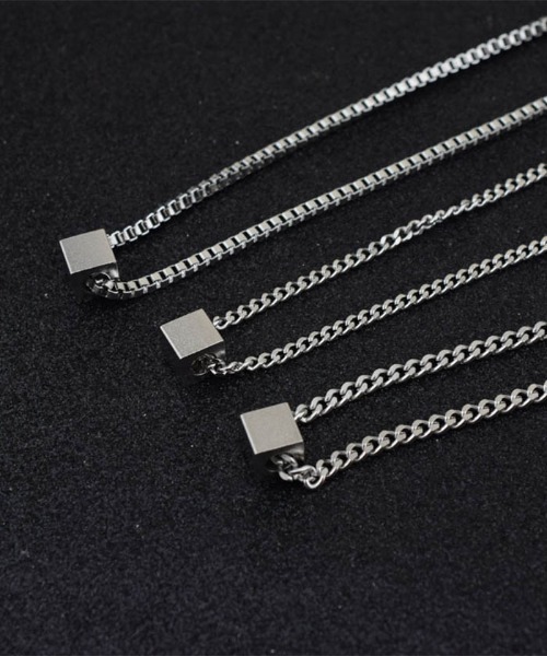 LA VORAGINE（ラ ヴォラジネ）の「ユニセックス　ステンレスネックレス（ネックレス・レディース・S・FREE）」の4枚目の写真