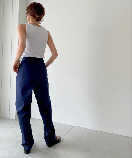 CANAL JEAN（キャナルジーン）の「RED CHOP WORKS(レッドチョップワークス) chinoパンツ（その他パンツ・レディース・ベージュ/ネイビー/カーキ・38/36）」の9枚目の写真