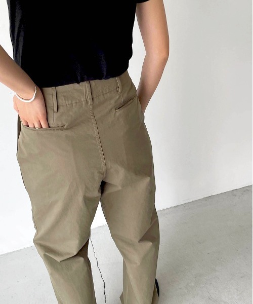CANAL JEAN（キャナルジーン）の「RED CHOP WORKS(レッドチョップワークス) chinoパンツ（その他パンツ・レディース・ベージュ/ネイビー/カーキ・38/36）」の12枚目の写真
