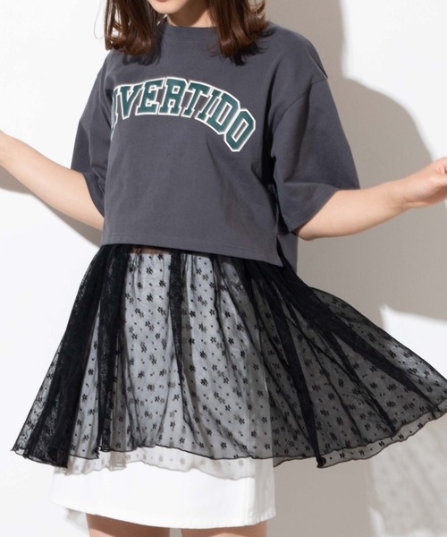 WEGO（ウィゴー）の「WEGO/フレアレイヤードキャミソール（タンクトップ・レディース・その他2/その他1/ホワイト/オフホワイト・FREE）」の4枚目の写真