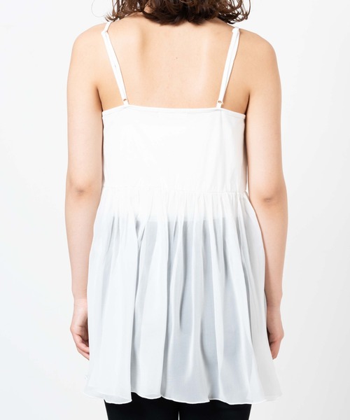 WEGO（ウィゴー）の「WEGO/フレアレイヤードキャミソール（タンクトップ・レディース・その他2/その他1/ホワイト/オフホワイト・FREE）」の19枚目の写真