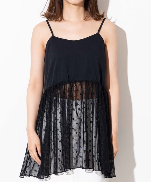 WEGO（ウィゴー）の「WEGO/フレアレイヤードキャミソール（タンクトップ・レディース・その他2/その他1/ホワイト/オフホワイト・FREE）」の22枚目の写真